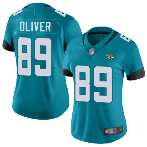 Nike Jacksonville Jaguars No89 Josh Oliver Teal Green Alternate Men's Stitched NFL Vapor Untouchable Limited Jersey